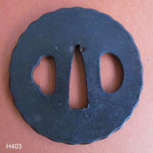 H403. Tochibata School Tsuba