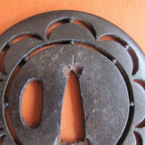 T477. Iron Sukashi Tsuba