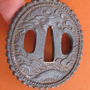 T241. Hizen/Namban iron tsuba