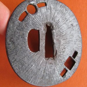 T250. Tosho Tsuba with Amida Yasuri