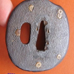 T251. Iron & Yamagane Tsuba, Possible Momoyama Shoami