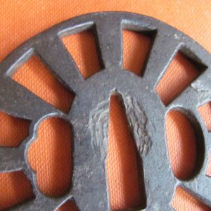 T481. Iron Sukashi Tsuba