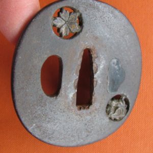 J116. Iron Sukashi Tsuba