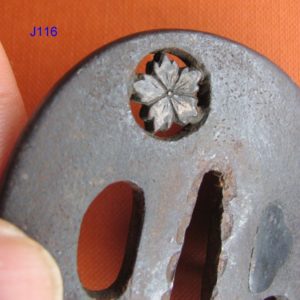 J116. Iron Sukashi Tsuba