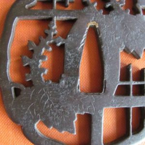 T499. Higo Iron Sukashi Tsuba