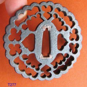 T277. Iron Sukashi Tsuba