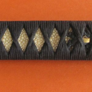 T512. Katana Tsuka with Menuki, Fuchi Kashira