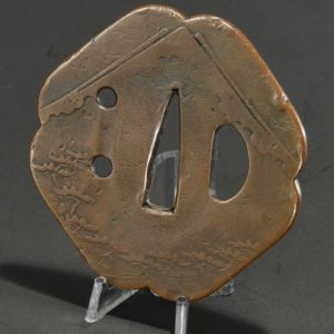 C272. Nishigaki Tsuba, Fuji in Yamagane